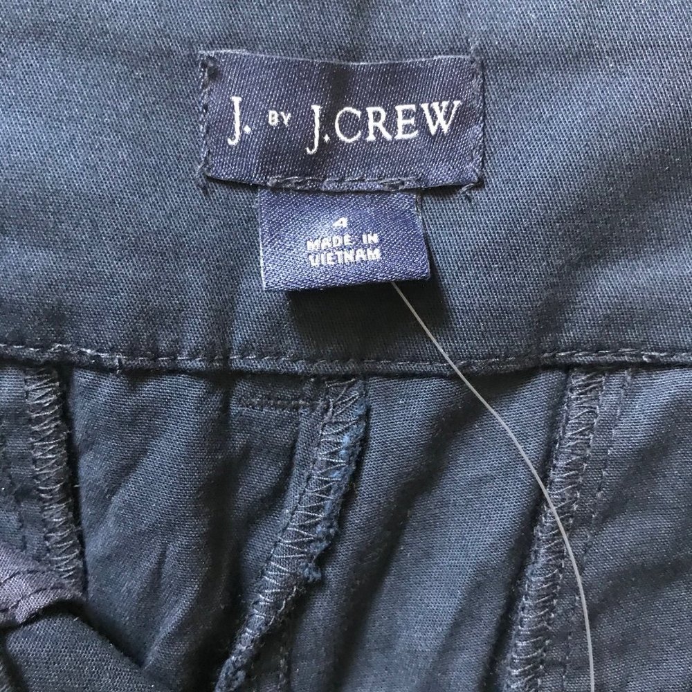 Women J. Crew 9" shorts New with Tag Size 4 Color Blue NWT - Picture 3 of 6